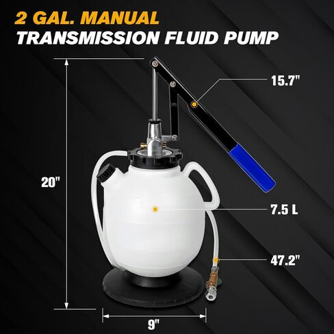 مستخرج مضخة زيت ناقل الحركة، مضخة زيت ناقل الحركة، نظام تعبئة زيت السيارة اليدوي مع محولات ATF (7.5 لتر) in Kuwait