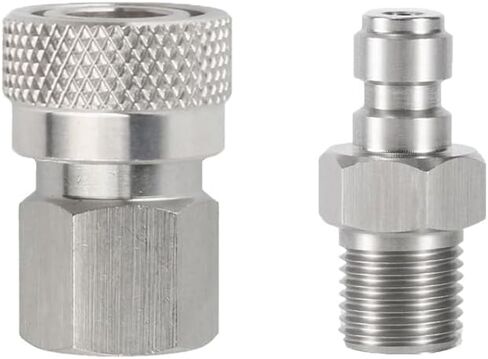 محول تعبئة كرات الطلاء من Universal Foster سريع القطع، تركيبات أدوات الهواء PCP HPA (1/8 NPT FM - 8 مم FM) in Kuwait