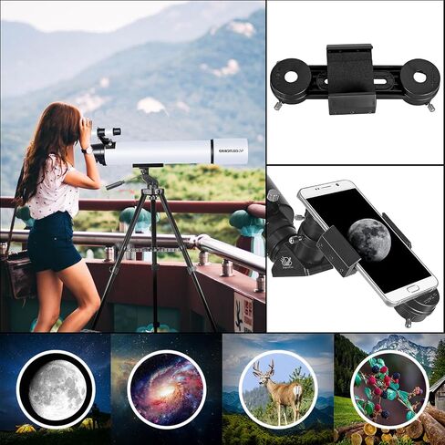 Celticbird Telescope for Adults High Powered, 80mm Aperture 600mm AZ Mount Refractor Telescope for Kids Beginners - Portable Telescopes for Adults Astronomy with Backpack, Phone Adapter, Moon Filter in Saudi Arabia