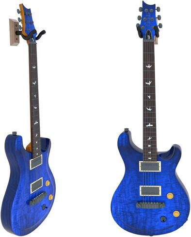 Guitar Wall Mount, 4 Pack Guitar Hanger,Black Walnut Guitar Hook Holder Stand for Acoustic Electric Bass Guitar Ukulele Mandolin at Home, Studio in Kuwait