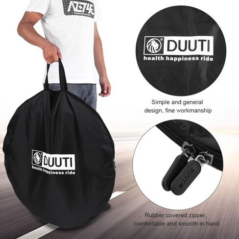 Duuti Bike ycle Wheel Carrying Package Bags Mtb Cycling Road Mountain Bike Wheels Bags Box Case Wheelset Bag Accessories(29In) Double Bike 29. Wheel Carrier Double Bike 29. Wheel Carrier in Saudi Arabia