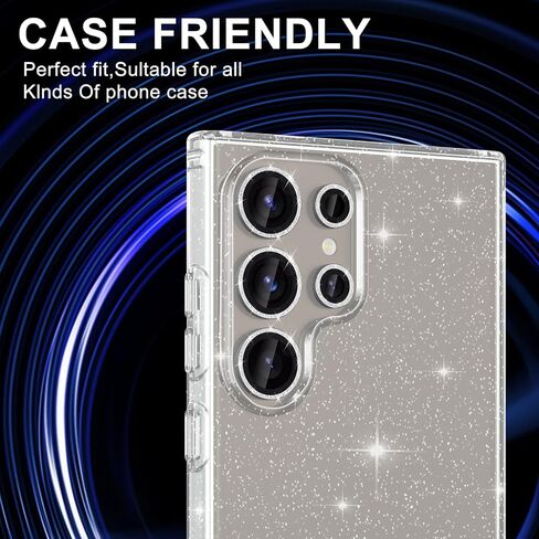 for Samsung Galaxy Z Flip 7 Camera Lens Protector, Individual Metal Ring Tempered Glass Lens Cover, [Strong Adsorption] Scratch Resistant Ultra-Thin HD Clear Lens Cover, 1 Set-Black Ring in Saudi Arabia