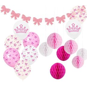 مجموعة بالونات القوس مع لافتة القوس وكرات العسل الوردية لتزيين حفلات القوس لحفلات أعياد الميلاد ذات موضوع القوس، وديكور خطوبة الزفاف، ومستلزمات لطيفة للمغناج in Kuwait