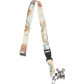 Bioworld One Piece Live Action Straw Hat Crew Map 22" Lanyard