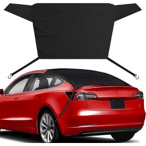 EcoNour Windshield Snow Cover with Side Mirror Cover (Universal Fit) | 2024 Upgraded Elegant Windshield Protection from Snow, Ice, Frost | Windproof Snow Cover for Car + All Weather Protection