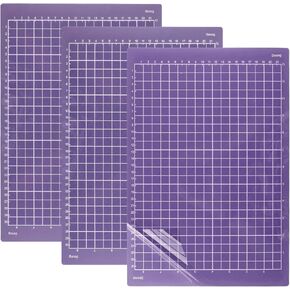 8.5"x12" Cutting Mat for Cricut Joy Xtra (StandardGrip), 3pcs Adhesive Cutting Mats Reusable Standard Grip Machine Mat Replacement Compatible with Cricut Joy Extra Accessories (Green)