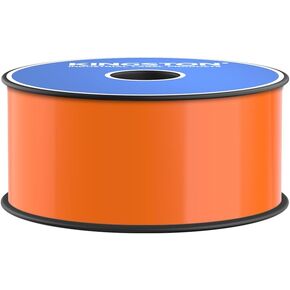 Kingston Premium Vinyl Label Tape, Orange, 2" x 150' for DuraLabel, LabelTac, VnM SignMaker, SafetyPro, Viscom and Others