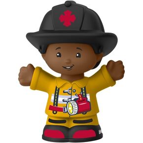 Little People Replacement Part for Fisher-Price Preschool Firestation Playset HPX85 - Replacement African American Firefighter Fireman
