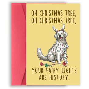 Funny December Birthday Card for Women Men, Happy Xmas Holiday Birthday for Best Friends, Hilarious Christmas Birthday Card Gifts for Him Her