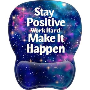 Funny Cat Mouse Pad Wrist Support | Ergonomic Gel Mouse Pad with Wrist Rest | Comfortable Computer Mouse Pad for Laptop | Pain Relief Mousepad with Non-Slip PU Base | Gaming Mouse Pad for Computer
