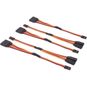 5 قطعة 6 "/150 مللي متر كابل مؤازر Y تسخير تمديد الحبل 22awg 60 النوى ل RC سيارة هليكوبتر سيرفو استقبال سلك الرصاص (C142-5)