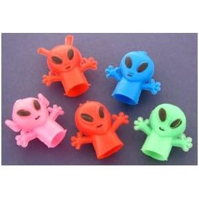 Rhode Island Novelty Lot of 12 Alien Finger Puppets