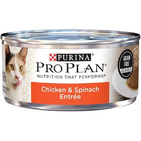 Purina Pro Plan Grain Free, High Protein Pate Wet Cat Food, Complete Essentials Ocean Whitefish & Tuna Entree - (Pack of 24) 3 oz. Cans