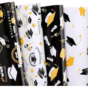 Ulmasinn Christmas Wrapping Paper Holiday Woodland Gift Scene with Christmas Tree, Snowflakes, Plaid, Reindeer, Flat 8 Sheets 20 X 29 Inches Each