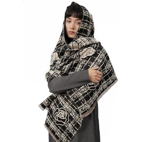 Large Pashmina Shawls & Wraps for Women Extra Long Soft Cashmere Feel Throw Womens Fall Scarfs Shawls and Wraps for Wedding…
