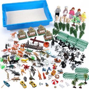 Sand Tray Basic Portable Starter Kit Sandtray Portable Starter Kit Includes Tray, Sand, and 136 Miniatures