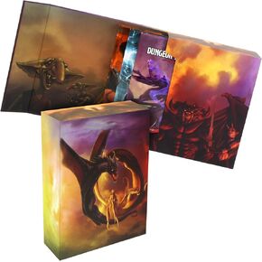 BCW RPG Stor-Folio - Good vs. Evil | Magnetic Storage Box for DND Core Manuals, Magazines, Notebooks, Character Sheets, Folded Maps | RPG Case | Fantasy RPG Organizer and Magazine Storage Box