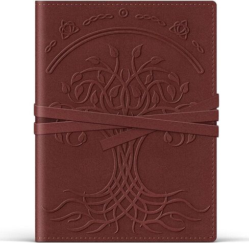 Koogel Leather Writing Journal, 6 x 8 Inch Leather Bound Notebook for Women Men Travel Journal for Sketch Artist Brown in Saudi Arabia