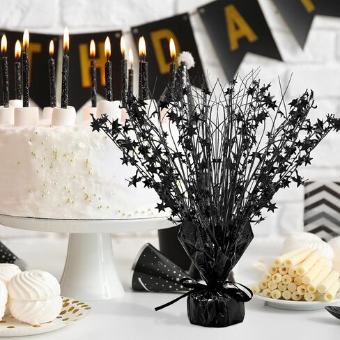Crowye 3 Pieces Metallic Foil Spray Centerpiece Christmas Party Star Table Decoration Burst Centerpieces Winter Table Centerpieces for Birthday New Year Party Holiday(Gold) in Saudi Arabia