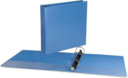 Universal UNV20733 11 in. x 8.5 in. 2 in. Capacity 3 Rings Slant D-Ring View Binder - Light Blue in Saudi Arabia