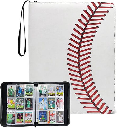 Card Binde 9 pocket,trading card binder 50 Removable Sleeves,card binder 900 pockets,PU surface is waterproof and wear-resistant trading card file,card collection binder(Dragon) in Saudi Arabia