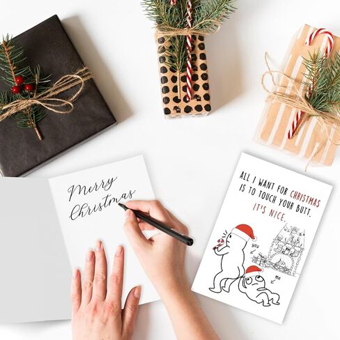 Funny December Birthday Card for Women Men, Happy Xmas Holiday Birthday for Best Friends, Hilarious Christmas Birthday Card Gifts for Him Her in Saudi Arabia