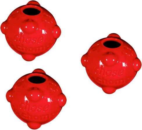 Chase 'n Chomp Dog Amazing Squeaker Ball Toy for Pets, Clear, 3.5 Inch, All Breed Sizes in Saudi Arabia