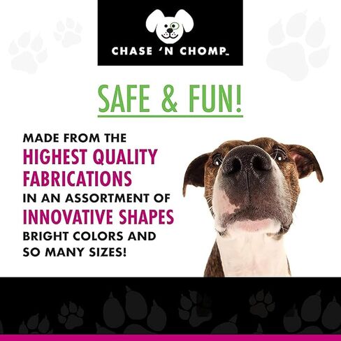 Chase 'n Chomp Dog Amazing Squeaker Ball Toy for Pets, Clear, 3.5 Inch, All Breed Sizes in Saudi Arabia