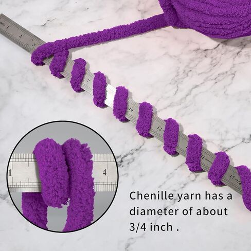 Green Chunky Yarn Soft Thick Fluffy Jumbo Chenille Yarn for Luxurious Blankets, Throw, Home Decor - for Arm Knitting, Crochet & Knitting Projects (4-Pack/2.1 lb, 132yds) in Saudi Arabia