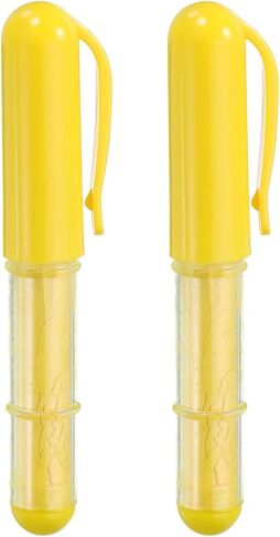 HARFINGTON 2 Colors Fabric Chalk Marker Tailors Liner Chalk Pen Style with Chalk Wheel Tip for Sewing Quilting & Crafts, Red/White in Saudi Arabia