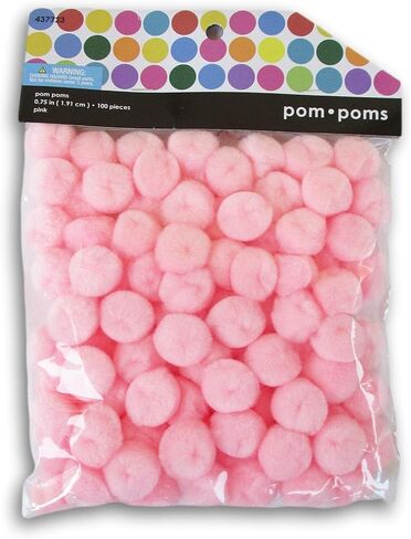 Colorful Craft Pom Poms Art Supply (Tan 0.25 Inch, 150) in Saudi Arabia