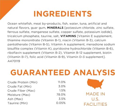 Purina Pro Plan Grain Free, High Protein Pate Wet Cat Food, Complete Essentials Ocean Whitefish & Tuna Entree - (Pack of 24) 3 oz. Cans in Saudi Arabia