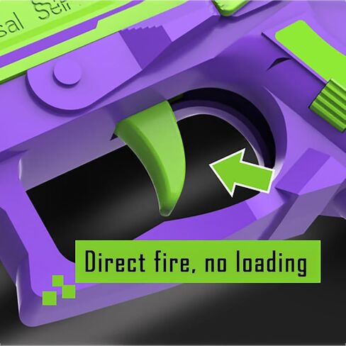 Shell Ejecting Toy Gun, Automatic Pull Back Action Shooting Games Education Model Toy for Kids Gifts in Saudi Arabia
