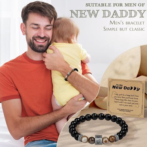 Amazing Dad To Be Gifts, Unique Bracelet Gifts for New Dad for Father's day, New Dad Gifts for Men, Gender Reveal Gifts for Dad to Be, Dad Gifts for New Dad in Saudi Arabia