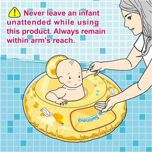 G3 Baby Swim Seat Ring (Age 6-36 Months), Inflatable Swimming Float, Foldable Lightweight Pool Swim Training Aid for Babies, Infants and Toddlers in Saudi Arabia