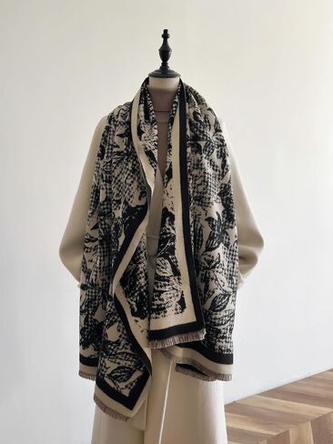 Large Pashmina Shawls & Wraps for Women Extra Long Soft Cashmere Feel Throw Womens Fall Scarfs Shawls and Wraps for Wedding… in Saudi Arabia