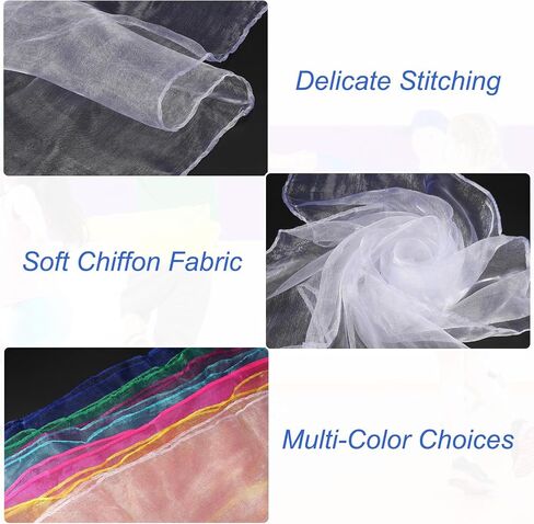 PATIKIL Dance Scarves, Juggling Scarves for Play Magic Music Activity Juggling Dressing in Saudi Arabia