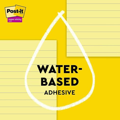 ورق ملاحظات لاصق للغاية معاد تدويره بنسبة 100% من Post-it، 2X قوة الالتصاق، 4x6 بوصة، 4 وسادات، 45 ورقة/وسادة، مجموعة Oasis (4621R-4SST) in Saudi Arabia