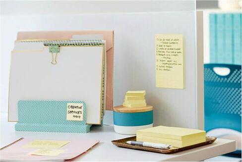 ورق ملاحظات لاصق للغاية معاد تدويره بنسبة 100% من Post-it، 2X قوة الالتصاق، 4x6 بوصة، 4 وسادات، 45 ورقة/وسادة، مجموعة Oasis (4621R-4SST) in Saudi Arabia