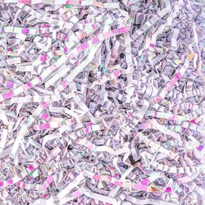 Shredded Paper Filler for Gift Baskets, Crinkle Cut Paper Shred Filler, Gift Basket Box Filler for Birthday Wedding Christmas Thanksgiving Mother's Day (4 Oz, Diamond White) in Kuwait