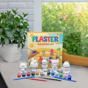 VKP International Plaster Coloring Kit for All Ages