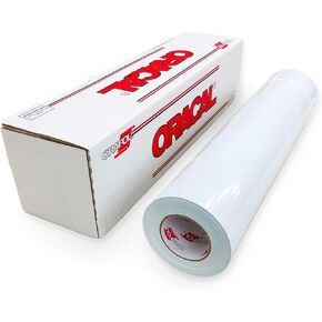 ORACAL Matte White Vinyl 651 - Adhesive Craft Vinyl Roll for Cricut, Silhouette, Cameo, Craft Cutters, Printers, and Decals - Outdoor & Permanent | 24" x 150' Vinyl Rolls