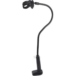 Joyzan Dog Hair Dryer Stand, Pet Grooming Table Hands Free Blow Holder 360 Degrees Rotatable Adjustable Third Arm Clamp Aluminum Alloy Mount Clip Groomers Flexible Hose Tube Cat Countertop Shower