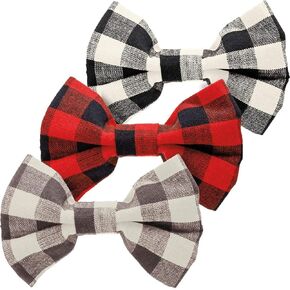 Pet Bow Tie Set Lg - Buffalo Check