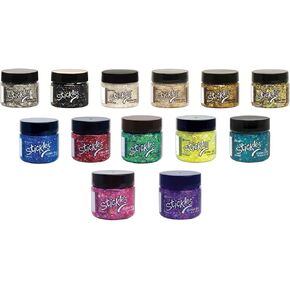 Bundle - All Avaliable Stickles Glitter Gels - Set of 13 - Ranger Ink Tim Holtz
