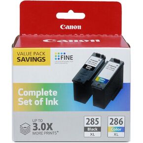 Canon Genuine Ink PG-285 XL Black/CL-286 XL Color Cartridge Pack, (2 Cartridges) in Kuwait