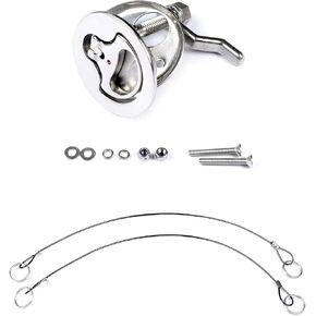 Flush Boat Cam Latch Marine D-Handle Compression Latch Stainless Steel Hatch Lock