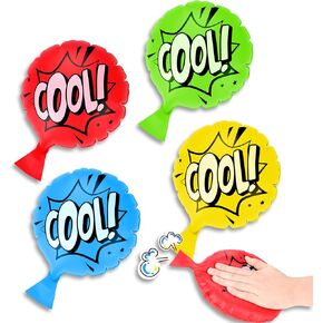 4 Pack Whoopie Cushion for Kids, 8" Large Whoopee Cushion Party Favor, Woopie Cushion Funny Prank Gag Novelty Trick Joke Gift and Toy for Kids White Elephant Gifts for Adults