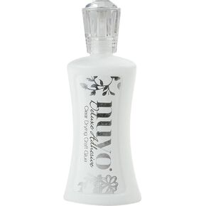 Tonic Studios Nuvo Deluxe Adhesive 200N 2oz Clear Drying Craft Glue | Waterproof, Long-Lasting Formula with Built-in Brush | Multipurpose - Ideal for Paper, Fabric, and Mixed-Media Projects