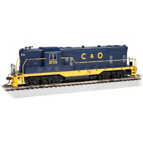 Bachmann Trains - GP7 - DCC Ready Locomotive - Chesapeake & Ohio® #5735 - HO Scale